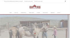 Desktop Screenshot of bearcreekstablescolorado.com